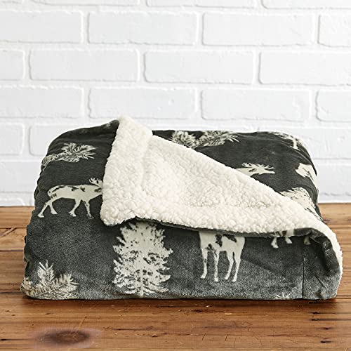  Decorative Holiday Throw Blanket. Super Soft Fleece Sherpa Holiday Throw Blanket. Hudson Collection