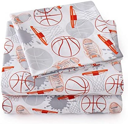  1500 Supreme Kids Bed Sheet Collection - Fun Colorful And Comfortable Boys And Girls Toddler Sheet Sets - Deep Pocket Wrinkle Free Soft And Cozy Bedding - Twin, Fruity Fun
