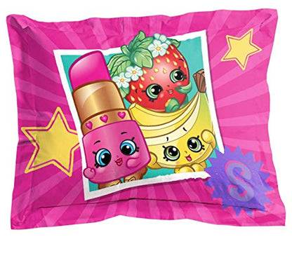  Franco Manufacturing Shopkins 'Better Together' 2 Piece Twin/Full Comforter And Sham Set #412395701
