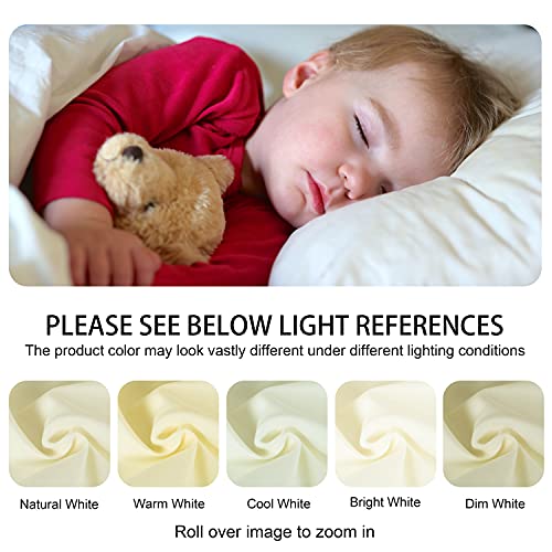  NTBAY 2 Pack 100% Organic Jersey Cotton Toddler Pillowcases, Super Soft And Breathable Yarn-Dyed 13x18 Nursery Pillow Cases With Envelope Closure, 13"x18", Camel And Beige Stripe