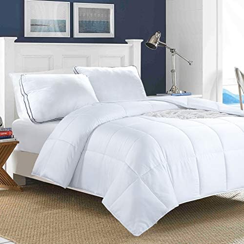  Lightweight Cooling Viscose From Bamboo King Size Comforter Down Alternative Duvet Insert, 100% Viscose Made From Bamboo, 8 Corner Tabs, All Season Soft Comforter For Hot Sleepers
