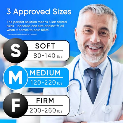  H. Charcoal Donut Pillow For Tailbone Pain Relief Cushion, Hemorrhoid Pillow Medical Donut For Sitting, Butt Seat Cushion For Postpartum Pregnancy, Prostate, Back, Coccyx, Sciatica (Medium 120-220lbs)