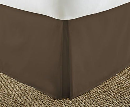  Ienjoy Home Home Collection Pleated Bed Skirt, Queen, Gold