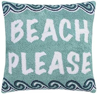  Homthreads By Levtex Home - Beach Days Quilt Set - Queen Quilt (88x92in.) + Two Standard Pillow Shams (26x20in.) - Coastal Beach - Teal Blue Yellow Green Brown Pink - Reversible - Cotton Fabric
