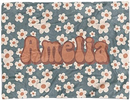  Personalized Baby Blankets For Girls, Customized Baby Blankets For Girls, Highland Cow Baby Blanket, Best Gift For Baby, Newborn, New Mom, Super Soft Plush Fleece, 30''x40''