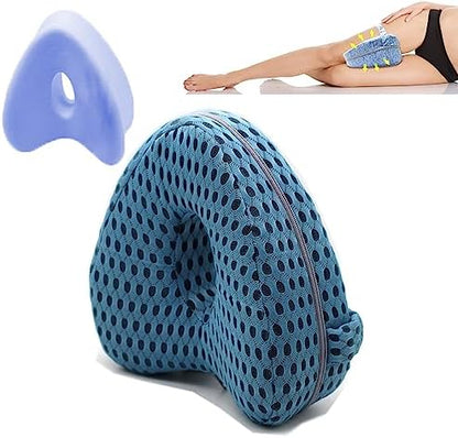  KCRPM SmoothSpine Alignment Pillow - Relieve Hip Pain & Sciatica (1pcs Navy Blue)