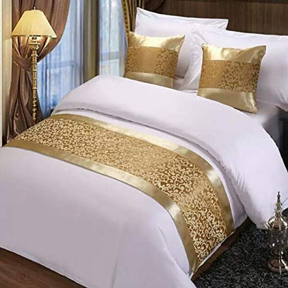  Champagne King Bed Scarf Runner Bedding Scarves For Home Hotel Guesthouse