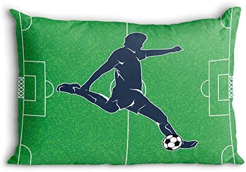  Eat. Sleep. Soccer. Pillowcase | Soccer Pillowcase Home Decor | Green