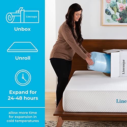  INENSPA 3 Inch Gel Infused Memory Foam Twin Mattress Topper & Premium Smooth Fabric Mattress Protector-100% Waterproof-Hypoallergenic-Vinyl Free Protector, Twin, White