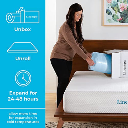  INENSPA 3 Inch Gel Infused Memory Foam Twin Mattress Topper & Premium Smooth Fabric Mattress Protector-100% Waterproof-Hypoallergenic-Vinyl Free Protector, Twin, White
