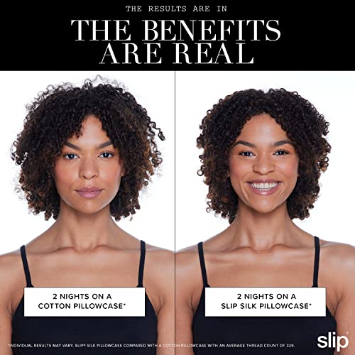 Slip Lip Silk King Pillowcase, Charcoal (20" X 36") - 100% Pure 22 Momme Mulberry Silk Pillowcase - Anti-Aging, Anti-BedHead, Anti-Sleep Crease
