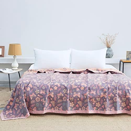  Queen Blanket For Summer Tencel Cotton Lyocell Quilted Blanket 90x90 Lightweight Bedspread Soft Breathable Blanket Teal