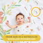  Baby Monthly Milestone Blanket Woodland - Baby Girl Gifts & Baby Boy Gifts - Watch Me Grow Woodland Nursery Décor - European Design - Gender Neutral For Newborn Girl & Boy