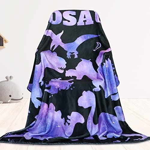  Dinosaur Blanket For Boys Soft Cozy Flannel Warm Kids Dinosaur Throw Blanket Unique Gifts Dinosaur Room Decor Blanket For Teens Kids For Couch Sofa Bed Dino Blanket For Girls Teens 50"x60"