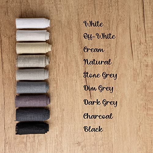  Linen Duvet Comforter Cover - Buttons Or Zipper Closure - In Natural, White, Grey Green Or Blue - With Inner Ties To Fix Comforter