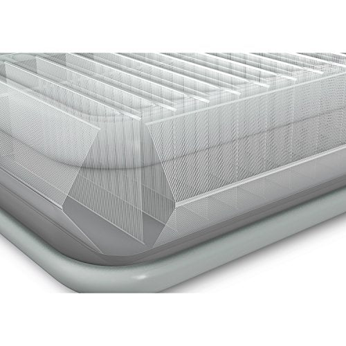 Intex Comfort Plush Elevated Dura-Beam Airbed With Built-In Electric Pump, Bed Height 22", Queen