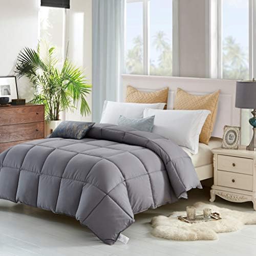  The Ultimate Fluffy Comforter Duvet - Luxury Down Alternative Comforter Queen Fluffy Duvet Insert Thick Comforter Premium All Season Breathable Hotel Collection Puffy Comforter