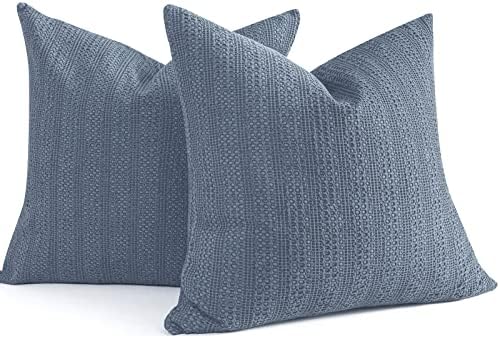  Cocoploceus 26x26 Pillow Covers Boho Euro Shams Set Of 2 Decorative Throw Pillow Covers Cotton Large Square Pillowcase For Couch Bed, Sage Green