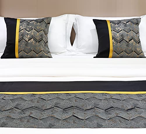  STANGK Hotel Bed Runner Scarf Modern Bed Scarf King Bed Runners & Scarves Decorative Scarf Queen Size Bedding Suitable For Hotel Guest House