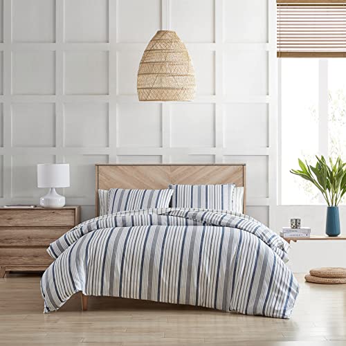  - King Duvet Cover Set, Cotton Sateen Bedding With Matching Shams, Elegant Home Decor (Conrad Grey, King)