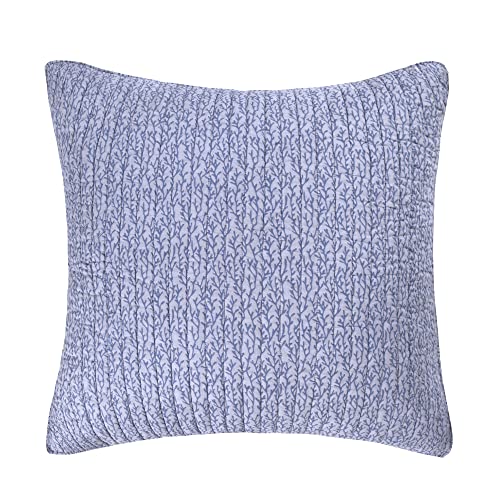  Levtex Home Cerralvo Cerralvo Quilted Euro Sham 26x26in. Set Of 2 - Coral Pattern - Shades Of Blue - Reversible