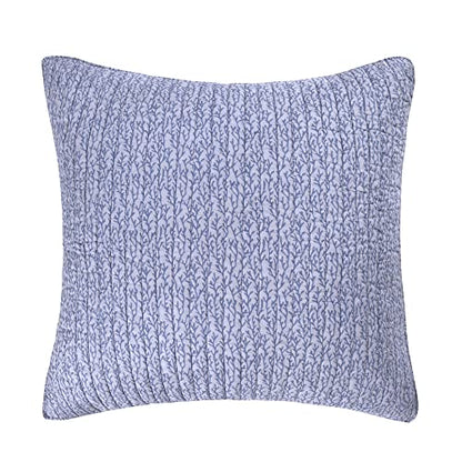  Levtex Home Cerralvo Cerralvo Quilted Euro Sham 26x26in. Set Of 2 - Coral Pattern - Shades Of Blue - Reversible