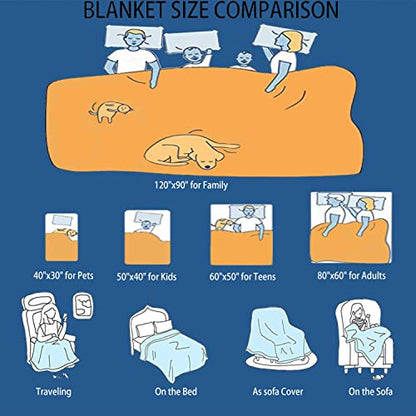  Ottoy Personalized Grandma Blanket Gifts For Grandma Custom Blanket For Grandma Customized Blanket For Grandma Birthday Gifts From Grandchildren, Nana Gifts, Valentines Day Gift 80"x60" For Adults