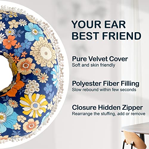  PAMAWEL Ear Piercing Pillow With A Ear Hole For Side Sleepers With Sore Ear Pain Ear Guard Pillow For Ear Piercing CNH