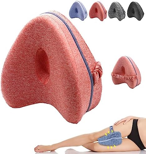  YiYLunneo Smoothspine Alignment Pillow - Relieve Hip Pain & Sciatica, Smooth Spine Alignment Pillow, Smoothspine Improved Leg Pillow For Sleeping Side Sleeper (Grey, 1PCS)