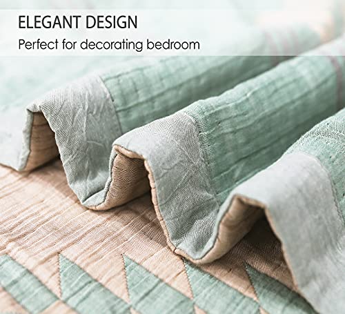  Queen Blanket For Summer Tencel Cotton Lyocell Quilted Blanket 90x90 Lightweight Bedspread Soft Breathable Blanket Teal