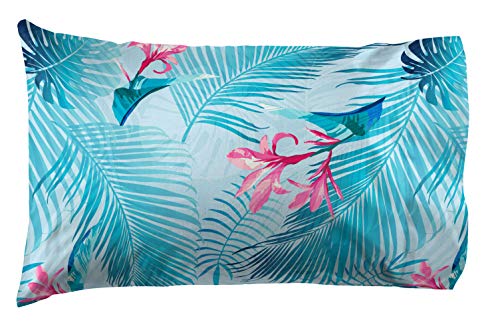  Jay Franco Disney Lilo & Stitch Floral Fun Queen Sheet Set - 4 Piece Set Super Soft And Cozy Kid’s Bedding - Fade Resistant Microfiber Sheets (Official Disney Product)