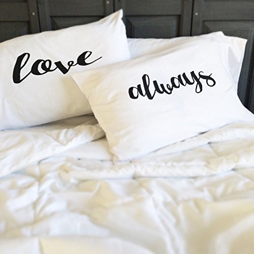  Love Always Couples Pillowcases Romantic Birthday Gift For Couples Wedding Gift For Her Or Him His And Hers Gifts