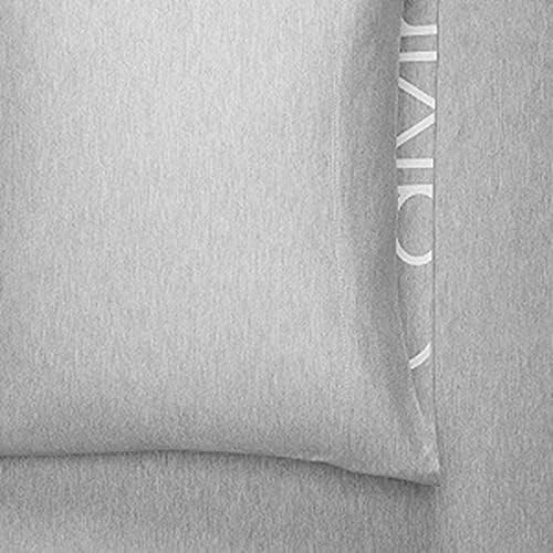 Calvin Klein Modern Cotton Body Solid Set Of 2 Pillowcases, Standard Size, Cotton Modal 170 GSM (White)