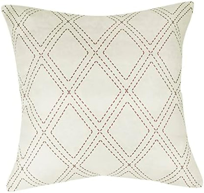  Throw Pillow - Smoky Cobblestone Contemporary Decorative Throw Pillow With Patchwork Pattern - Square