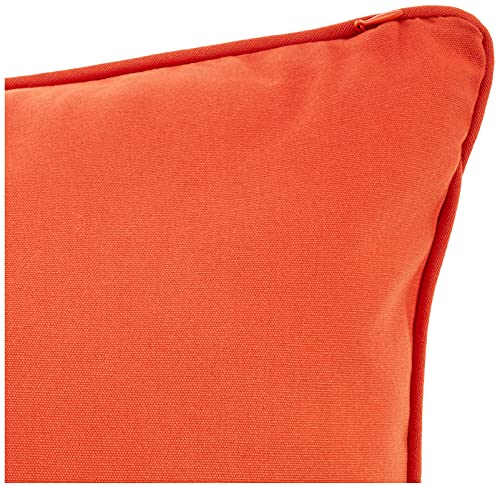 Tommy Bahama Row Pillow Soft Cotton Bedding, Stylish Tropical Home Decor, 20 In X 20 In, Birds Of Paradise Orange