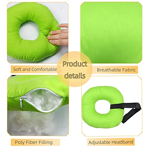  Welsoon Pillow With An Ear Hole Small Ear Pain Pillow With Headband For Ear Pain And CNH Ear Piercing Ear Inflammation Pressure Sores Side Sleeping Pillow Ear Guard Cushion