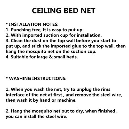  Petforu Mosquito Net Dome, Princess Bed Canopies Netting Elegant Lace With 2 Butterflies For Decor - Purple