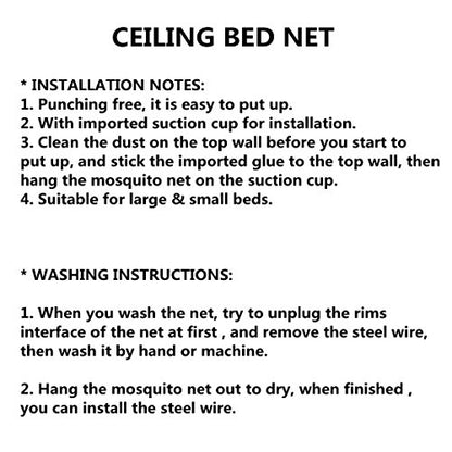  Petforu Mosquito Net Dome, Princess Bed Canopies Netting Elegant Lace With 2 Butterflies For Decor - Purple