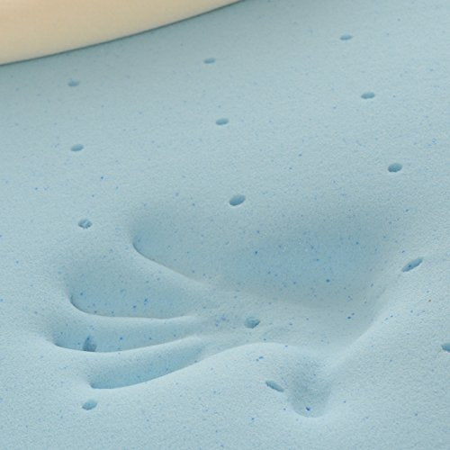  Gel Memory Foam Mattress Topper – 2 Inches Thick With Premium 2.5 Pound Density And A Cover That’s Removable And Washable (King)