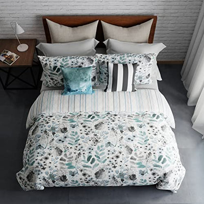 Queen Bedding Set - 3 Piece - Cordoba Contemporary Comforter Set With Queen Comforter And Two Standard Pillow Shams - Machine Washable
