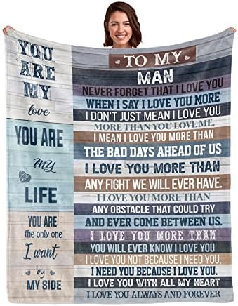  Mothers Day Birthday Gifts For Wife From Husband,Wife Birthday Gift Ideas,Mother Day Wedding Anniversary Birthday Romantic Gifts For Her,Wife Blanket 60X50