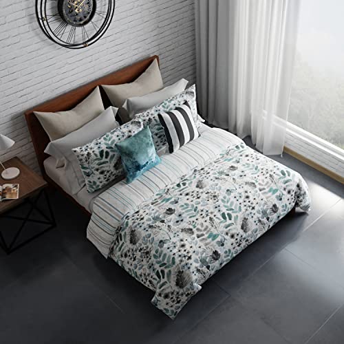  Queen Bedding Set - 3 Piece - Cordoba Contemporary Comforter Set With Queen Comforter And Two Standard Pillow Shams - Machine Washable