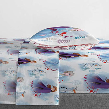  Disney Forest 3 Piece Twin Sheet Set, Frozen 2 Spirit