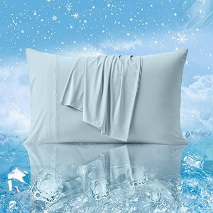  Dual-Sided Cooling Comforter Twin Size, Washable Lightweight Cooling Blanket Q-Max 0.4 Breathable Silk Smooth Grey Summer Comforter For Hot Sleepers And Night Sweats