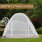  Mosquito Net For Bed L80xW72xH60 Inch Large Folding Mosquito Netting With Net Bottom,Suit For Twin To King Size Bed Pop-Up Mosquito Net Tent For Bed Baby Adults Trip