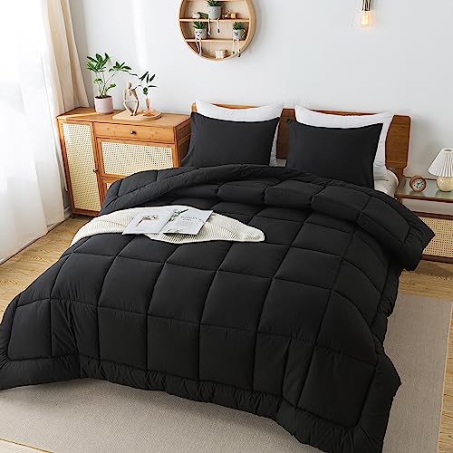  WhatsBedding Full Down Alternative Summer Comforter Set 82×86 Inch