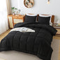  WhatsBedding Full Down Alternative Summer Comforter Set 82×86 Inch