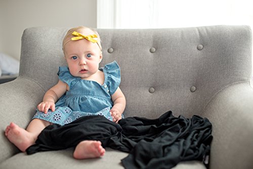  Copper Pearl Large Premium Knit Baby Swaddle Receiving Blanket Midnight