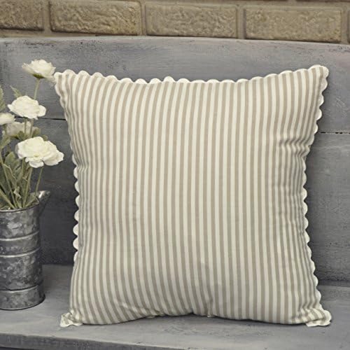  Farmhouse Ticking Stripe Taupe Standard Sham
