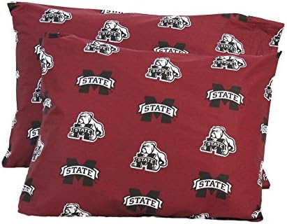 COLLEGE COVERS Everything Comfy Texas Tech Red Raiders Pillowcase Pair, Standard, 20" X 30", Includes 2 Pillowcases